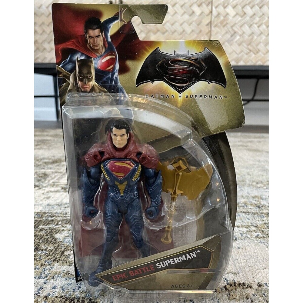Mattel Batman V Superman Epic Battle Superman 6" Action Figure DC 2016 New